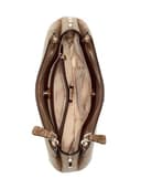 GUESS Schultertasche Umhängetasche Noelle II Tri Compartment Shoulder Crossbody Bag Latte Logo/Brown braun - 4