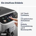 De’Longhi Magnifica Plus - Perfetto Kaffeevollautomat mit LatteCrema-Milchaufschäumer, 18 One-Touch-Getränke, farbiges Touch-Display, Silber Schwarz (ECAM322.70.SB) - 7