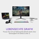 Alienware AW3225QF 32 Zoll 4K UHD (3840x2160) 1700R Curved Gaming Monitor, 240Hz, QD OLED, 0.03ms, NVIDIA G-SYNC Kompatibel, HDR, Dolby Vision, USB-C, DisplayPort, 2X HDMI, 4X USB, 3 Jahre Garantie - 9