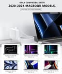 140W C to Magnetic 3 Charger, Compatible with MacBook Air 13, 15 Inch/Mac Book Pro 14, 16 Inch, M1/M2/M3/M4 from 2021/2022/2023/2024/2025 Models, 6.6FT【Original Quality】 - 7