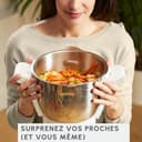 Moulinex, Companion, Robot da cucina, 14 funzioni, Capacità XL 10 persone, Grigio, Made in Francia, HF8408F1 - 6