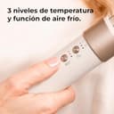 Cecotec Cepillo de Aire Secador Moldeador Alisador Multifunción 8 Cabezales CeramicCare AirGlam Champagne. 1400W, Tecnología Coanda, 3 Velocidades, 3 Temperaturas, Control Inteligente Calor, 110000rpm - 8