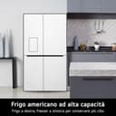 LG GSLE91MBAC Frigorifero Americano Side-by-Side, Classe C, Frigorifero No Frost, 628L, Wi-Fi, Tecnologia Door&Linear Cooling, Fresh Converter, Dispenser Senza Allaccio, UVnano, Metal Sorbet - 3