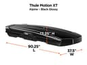 Thule Motion XT Alpine, Box da tetto elegante, spazioso e ottimizzato per una grande facilità d'uso. - 3