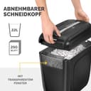 Fellowes Aktenvernichter Powershred 60Cs, Partikelschnitt (P-4), 10 Blatt, für Zuhause/Home Office, mit patentierter SafeSense Technologie - 6