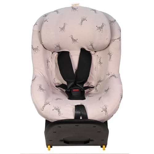 JYOKO Kids Funda de algodón para Silla de Coche Compatible con Maxi Cosi Pearl 360 y Mica Pro I-Size (Giraffe)