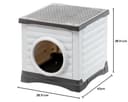 Ferplast - Dog kennel and Cat kennel Outdoor - Rabbit house - Heavy Duty Plastic - PETVILLA 50, 38.5 x 43 x h 38.5 cm - 5