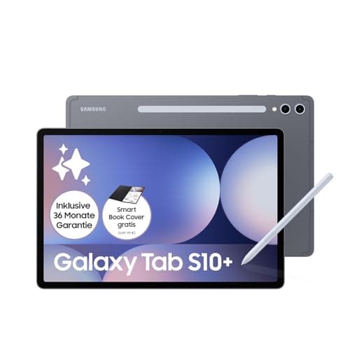Samsung Galaxy Tab S10+ AI Tablet, Android Tablet, 12 GB RAM, 256 GB di memoria, display AMOLED, rivestimento antiriflesso, incl. S Pen, WiFi, Moonstone Gray, 36 mesi di garanzia