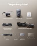 Baseus VD1 Pro Dash Cam Auto Fronte Retro 4K+1080P, Dashcam Solare con Modalità Park Standby a Batteria da 14 Giorni, Telecamera Auto Atti Vandalici con STARVIS, Wi-Fi 5GHz, GPS, 32 GB Scheda - 9