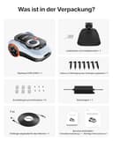 Navimow i208 LiDAR Mähroboter ohne Begrenzungskabel für 800 m², Geländereifen für Hänge bis 45% Neigung, LiDAR und Vision Dual System, Automatisches EIN-TIPP-Kartieren, Ohne Drähte oder Antenne - 8