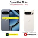 SPARIN 3+2 Stück Schutzfolie für Google Pixel 10 Pro Panzer Schutz Glas mit Kameraschutz und Montage Rahmen, 9H Härte Displayschutzfolie - 8