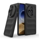 ESTH® Liquid Silicone Case for Oppo Find X7 Ultra with Anti-Germ Protection, Anti-Scratch Soft Microfiber Lining, High Resilience Gel Rubber Full Body Shockproof Cover, Black - 4