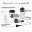 De’Longhi Rivelia – Cafetera Superautomática, LatteCrema Jarra de leche automática, 16 Bebidas One-Touch, Pantalla Táctil, Depósitos de Granos de Café Intercambiables, Gris (EXAM440.55.G) - 9