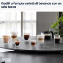 De'Longhi Dinamica Plus ECAM382.70.B, Macchina Automatica per Caffè in Chicchi, Macchina Cappuccino con Tecnologia LatteCrema, Macchina Espresso con 18 Ricette, Schermo TFT 3,5", 1450W, Nero - 5