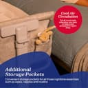 Chicco Next2Me Armonia Bedside Crib, Birth - 6m, Co-sleeping Crib with Motion Sensor Night Light, Adjustable Height, Storage Pockets and Mattress, 07087142610930 - 4