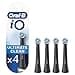 Oral-B iO Ultimate Clean Black Cabezales de recambio, Pack de 4 Unidades - 1