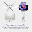 Dell U2724DE UltraSharp Thunderbolt 27" QHD (2560x1440) Monitor, 120Hz, IPS Black, 5ms, 98% DCI-P3, 2x Thunderbolt, 2x USB-C, 2x DisplayPort, HDMI, 4x USB, RJ45, 3 Anni di Garanzia, Argento - 9