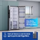 Samsung Frigorifero Side by Side AI RS80F66KCT/EF con Dispenser Acqua/Ghiaccio, Wifi con AI Energy Mode, Total No Frost, SpaceMax, 634 L, LxAxP: 91,2 x 178,4 x 72,6 cm, Inox - 6