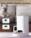 PETKIT Automatic Cat Feeder with Camera, 1080P HD Video with Night Vision, 2-Way Audio, 3L Auto Cat Feeder with Battery-Backup, Low Food & Blockage Sensor, App Control Cat Food Dispenser, 2.4Ghz Wi-Fi - 7