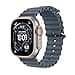 Apple Watch Ultra 3 GPS + Cellular 49 mm Premium Smartwatch for Running Training and Combination Sports with Robust Titanium Case in Natural and Ocean Bracelet in Maritime Blue - 1