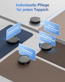 ECOVACS DEEBOT T80 Omni Saugroboter mit Wischfunktion, 18.000 Pa, OZMO Roller Wischwalze mit kontinuierlicher Frischwasser-Selbstreinigung, ZeroTangle 3.0,Moppwäsche mit 40-75℃ heißem Wasser, Schwarz - 7