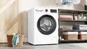Bosch, Series 6, WGG254Z1GB, 10kg, 1400rpm Washing Machine with Iron Assist, Anti Stain, Active Water Plus, Eco Silence Drive, SpeedPerfect, LED Display, White with a Black door - 5