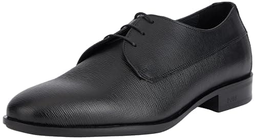 BOSS Men's Colby_Derb_przst Derby, Black, 14 UK