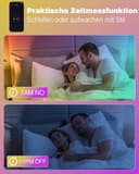 Oraymin Deckenlampe mit Fernbedienung, 24W RGB Farbwechsel LED Deckenleuchte mit APP-Steuerung, 2700K-6500K Schlafzimmerlampe, Dimmbar LED Lampe für Wohnzimmer, Kinderzimmer, Ø30CM - 4