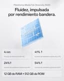 OPPO Reno15 Pro 5G Smartphone Android, 12+512GB, Pantalla AMOLED 6.32" 120Hz, Cámara Ultra Clara 200MP, Video 4K HDR, Batería 6200mAh, MediaTek Dimensity 8450, con Cargador 80W SUPERVOOC, Dusk Black - 6