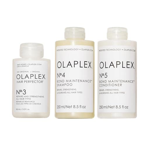Olaplex No. 4 Bond Maintenance Shampoo, No. 5 Bond Maintenance Conditioner, & No. 3 Hair Perfector Bundle