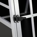 CADOCA® Trasportino Cani M 54x70x51cm Richiudibile Alluminio Impermeabile Box Auto Cagnolini - 3