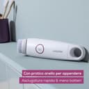 Beurer FC 45 spazzola elettrica per la pulizia del viso, pulizia profonda per una pelle visibilmente morbida e luminosa, rotazione a 2 livelli, per tutti i tipi di pelle, impermeabile, bianca - 3