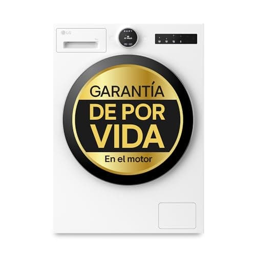 LG F4X7513TWS Lavadora Inteligente, 13 Kg, 1400rpm, Carga Frontal, 23 Programas, Autodosificación, AI Direct Drive, TurboWash 360º, 30% más eficiente que A, Serie 750, Blanca