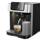 BEKO CEG7304X - Macchina Caffè Automatica Caffe in Grani con Macina Caffè e Chicchi Integrato - Macchinetta con Lattiera per Espresso e Cappuccino, Display Touch, Pressione 19 Bar 27,5x40,5xh34 - Nero - 2