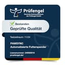 Pawsync Smart Futterautomat, Farbwechselnde Erinnerung, Haustierfutter-Trockenmittel hält Futter trocken & frisch, bis zu 3 Monate, App-Benachrichtigungen, Cremeweiß - 13