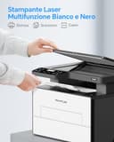 PANTUM BM4209DW Stampante Laser Multifunzione WIFI, Stampa Fronte e Retro Automatica Bianco e Nero, 3in1(Stampa/Copia/Scan), 30ppm, USB，Wireless, Display LCD, Inbox Toner 1000 Pagine, Cavo USB incluso - 3