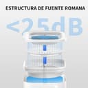 PETKIT EVERSWEET Fuente Automática para Gatos 1,85L, Bomba de Agua Inalámbrica, Bebedero Gatos Ultra Silenciosa, 35dB, Luz LED Inteligente, Unidad de Filtrado 3.0, Fuente Agua para Gato - 3