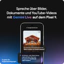 Google Pixel 9 mit 45-W-USB-C-Ladegerät – Android-Smartphone mit Gemini ohne SIM-Lock, erweiterte Kamerafunktion, 24 Stunden Akkulaufzeit und EIN 6,3 Zoll großes Actua-Display – Obsidian, 128GB - 5