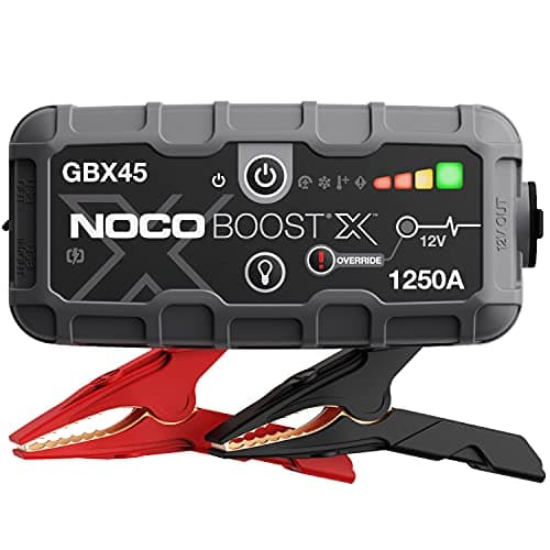 NOCO Boost X GBX45: 1250A UltraSafe Starthilfe Powerbank – 12V Lithium-Starthilfegerät & Starterkabel – Tragbarer Booster für Benziner bis 6,5L & Diesel bis 4,0L