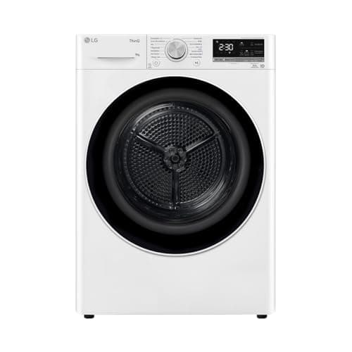 LG V9R09TC Wärmepumpen-Trockner 9 kg Kapazität, Sensor Dry, Allergy Care, Smart Diagnosis, Weiß