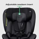 My Babiie MBCS400 360° Spin R129 Baby Car Seat – Support Leg, ISOFIX, Birth to 12yrs (40-150cm), i-Size, ERF, Group 0+/1/2/3, Rotating 360 Swivel - Black - 8