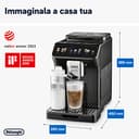 De’Longhi Eletta Explore – Perfetto Macchina da Caffè Automatica, LatteCrema Montalatte Automatico, 50 Bevande incl. Cold Brew in un Solo Tocco, Display Touch a Colori, Grigio Scuro (ECAM452.67.G) - 9