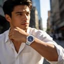 SAPPHERO Reloj Hombre de Cuarzo 30M Impermeable de Negocios Casual Relojes de Pulsera de Acero Inoxidable Regalo para Hombre - 4