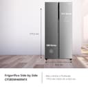 Corberó – Frigorífico Americano | CFSBSM460NFX | 460L | 177.5cm | No Frost | Motor Inverter |41 dB | Display en la puerta | Súper Enfriamiento | Súper Congelación | Inox - 2