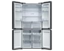Haier HCR39F19ENPT Freestanding French Style 90cm Wide 646 Litre Capacity Frost Free Four Multi Door Fridge Freezer - Slate Black - Width 908 x Depth 748 x Height 1905 (mm) - 2