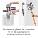 Dyson V8 Absolute Aspirapolvere Senza Filo, 115 AW, fino a 40 min di autonomia, Spazzola Motorbar anti-groviglio, rimuove peli di animali, Spazzola Fluffy, aspirapolvere portatile e per pavimenti - 7