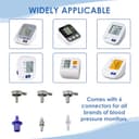 Bracciale Misuratore Pressione 22-52 cm, Misuratore di Pressione Sanguigna Bracciale Extra Large Bracciale Misuratore Pressione con 6 Connettore Compatibile con Maggior Parte Modelli - 5