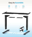 MAIDeSITe höhenverstellbarer Schreibtisch elektrisch mit 2 starken Motoren, tischgestell höhenverstellbar 3-stufige sowie auch 4 Memory-Steuerung mit Sitz-Steh-Erinnerungs - T2 Pro Plus - 9