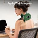 Massaggiatore per collo 4D senza fili, collo e cervicale, massaggiatore per mani 4D, 3 livelli di massaggio e 2 livelli di temperatura, massaggiatore per collo con calore, regali per famiglia e amici - 6