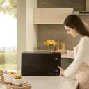 LG MJ3965BPS - Horno Microondas, 4 en 1, con Display Digital, de 39 Litros y 1100 W, Función Smart Inverter y EasyClean, Cocina Más Rápido, Mantiene Sabor, Color Negro - 14